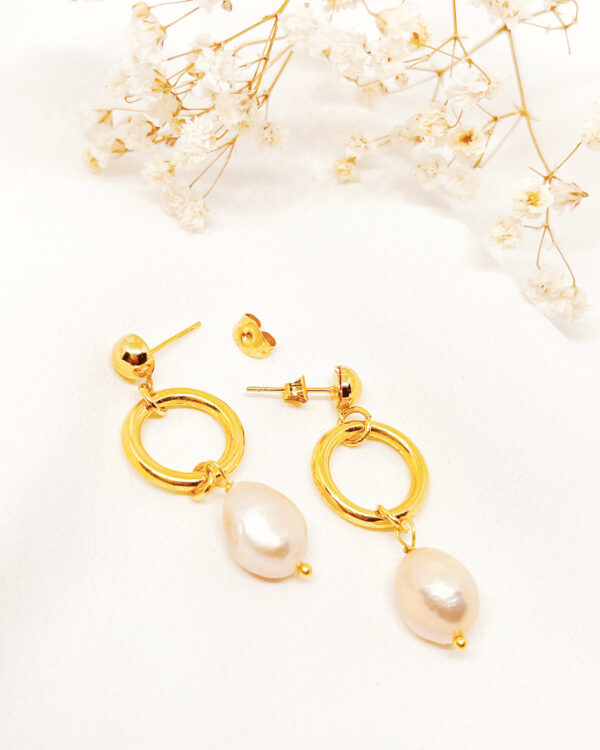 Aretes bella perla