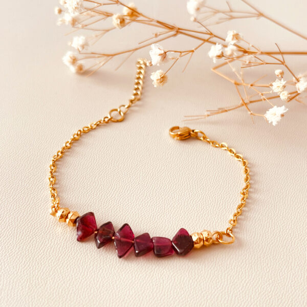Pulsera granate