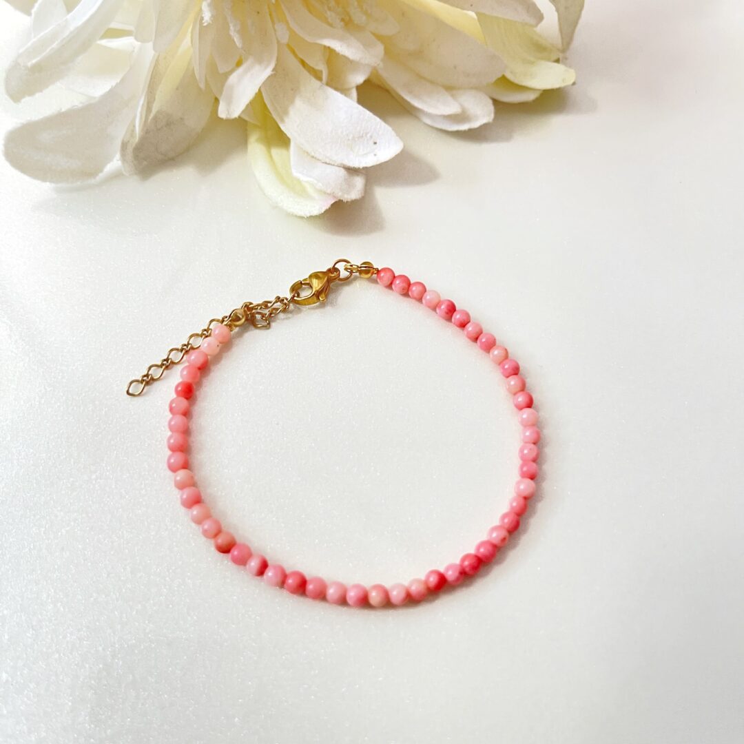 IMG_9708 Pulsera Coral salmón