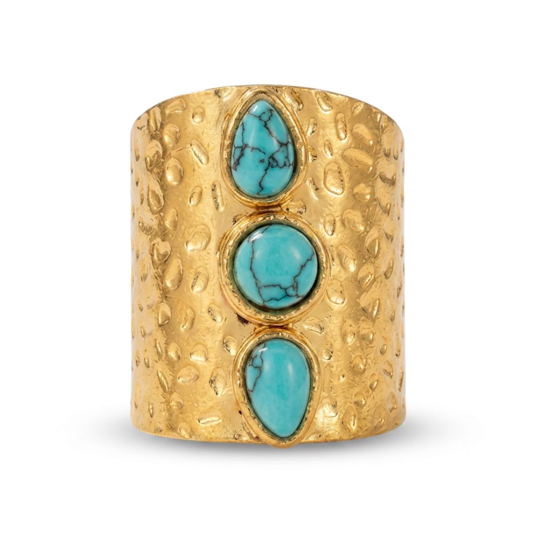 Anillo de moda turquesa Pasionaria Anillo de moda turquesa Pasionaria