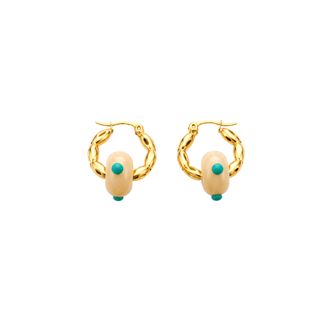 Aretes Nova, acero inoxidable