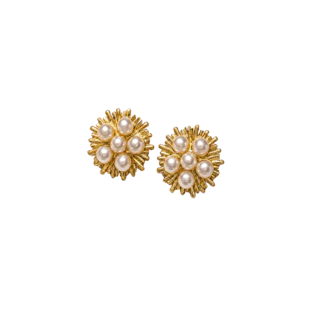 Aretes del mar acero inoxidable con oro de 18k, Pasionaria Aretes-del-mar-acero-inoxidable-con-oro-de-18k-Pasionaria.png