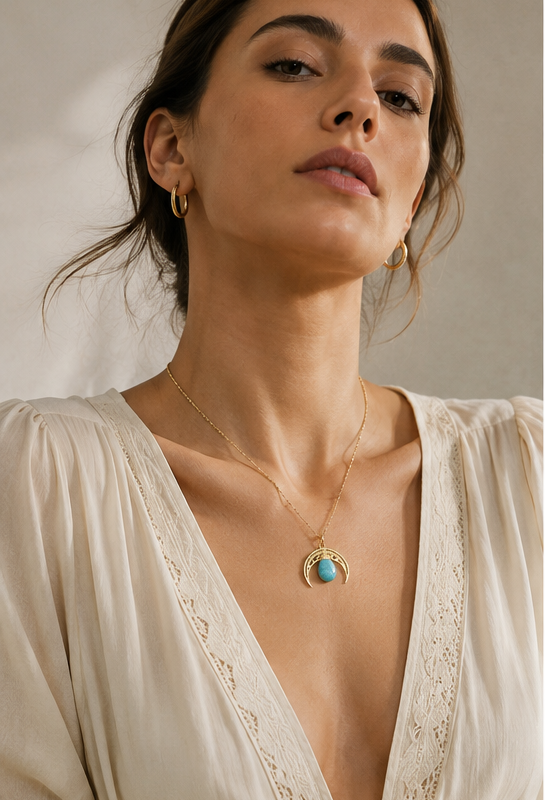 Collar Luna boho Moon