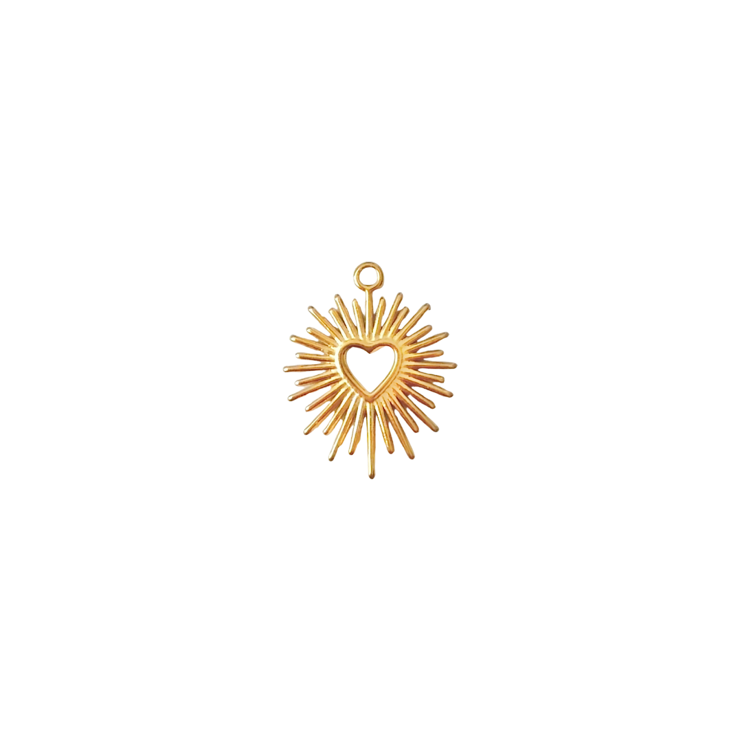 Corazon acero inoxidable Charm Magic Cora