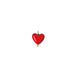 Corazón rojo charm