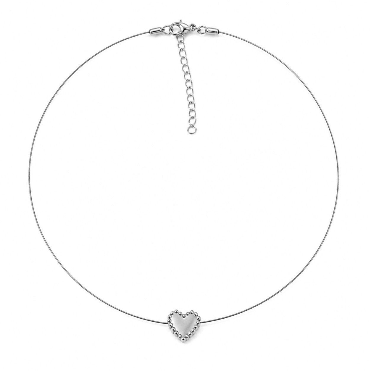 Collar amor de plata