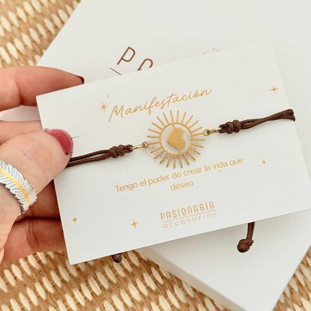 Pulsera manifestación de amor