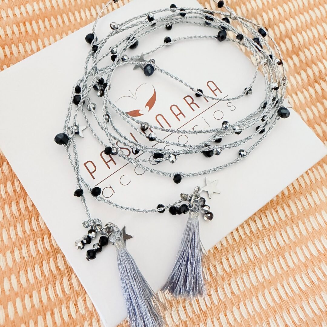 Collar mil vueltas plata