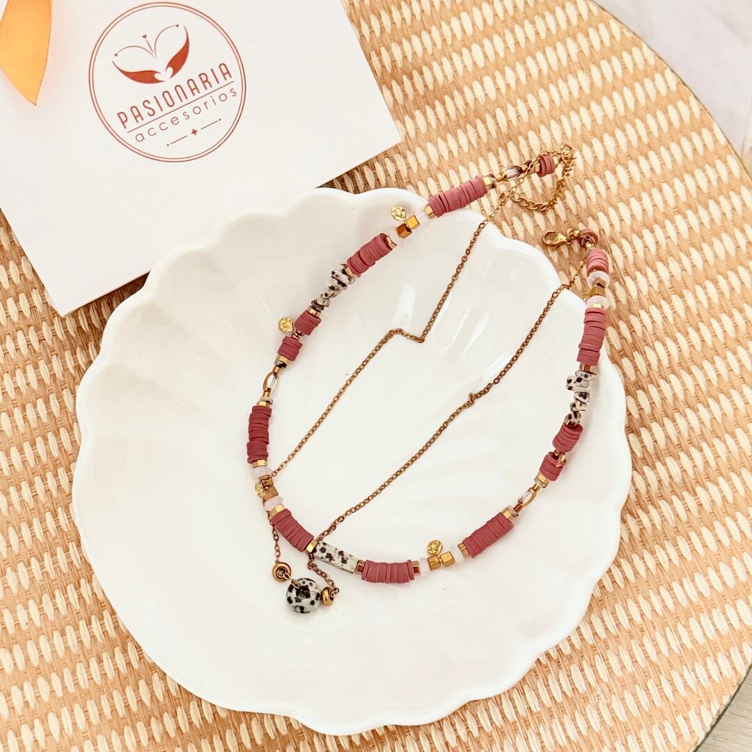 Collar boho doble