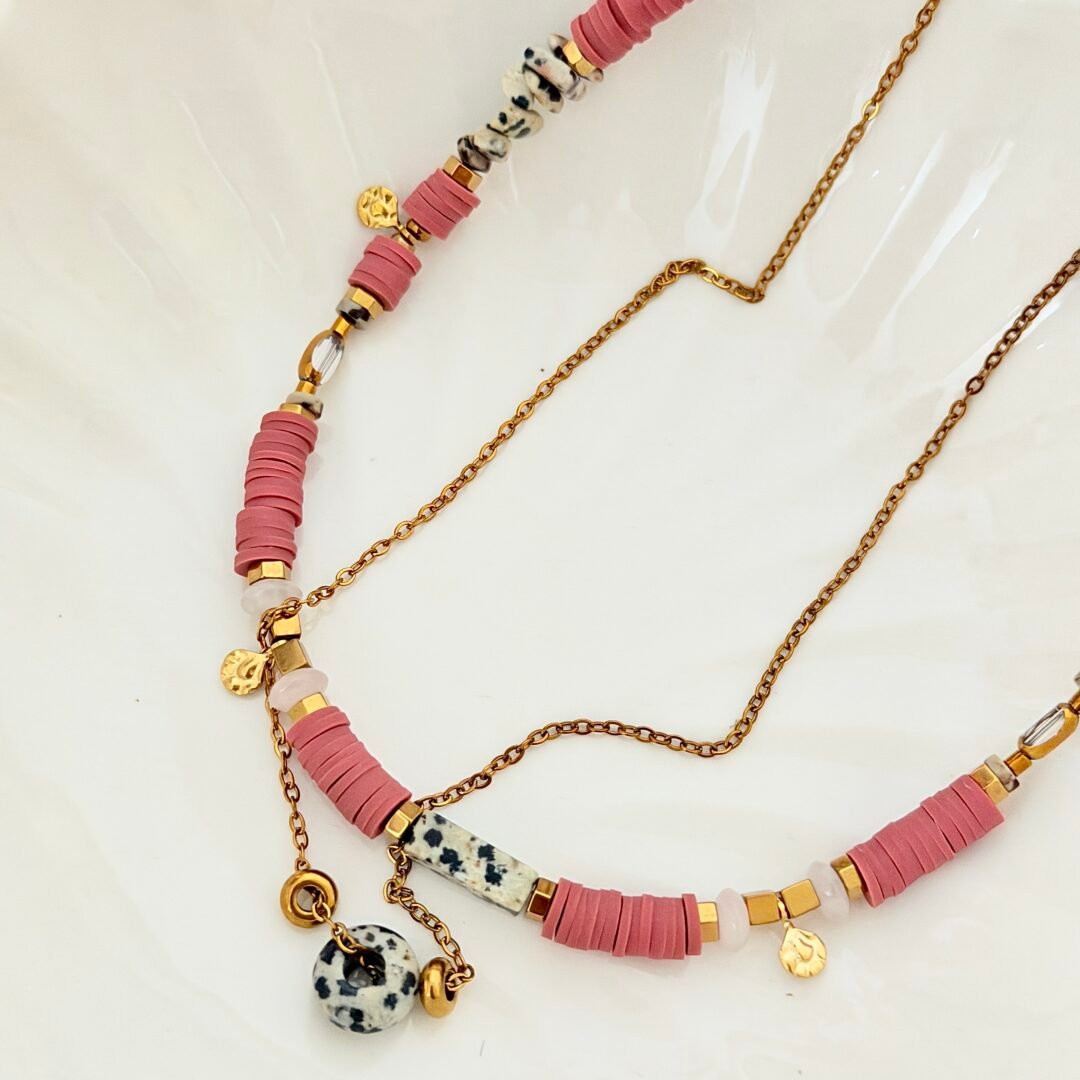 Collar boho doble