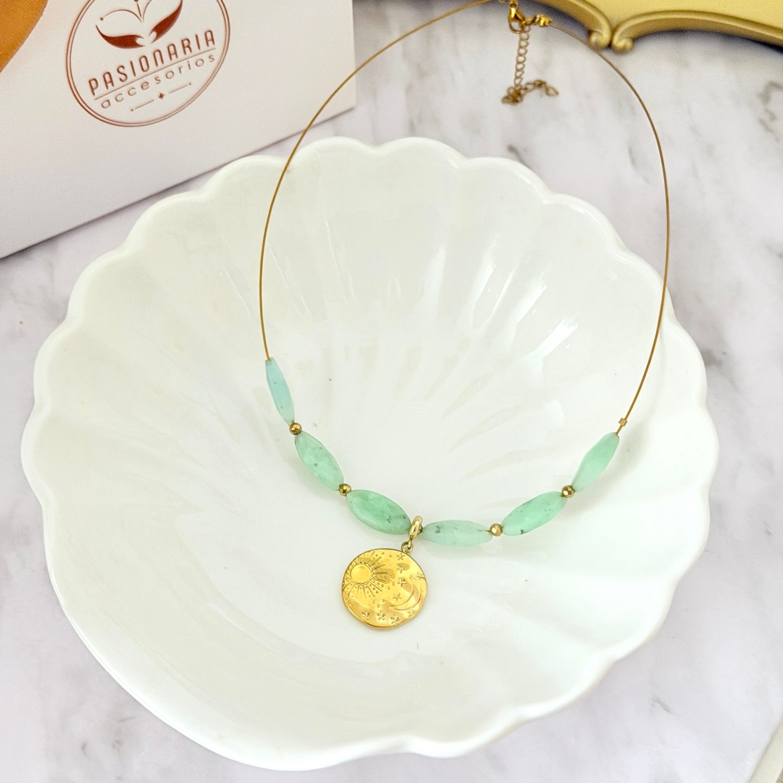 Collar aventurina