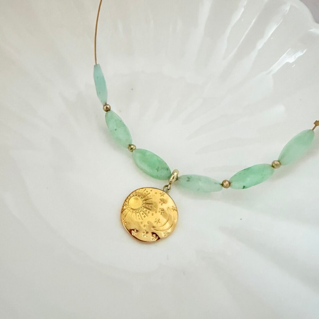 Collar aventurina
