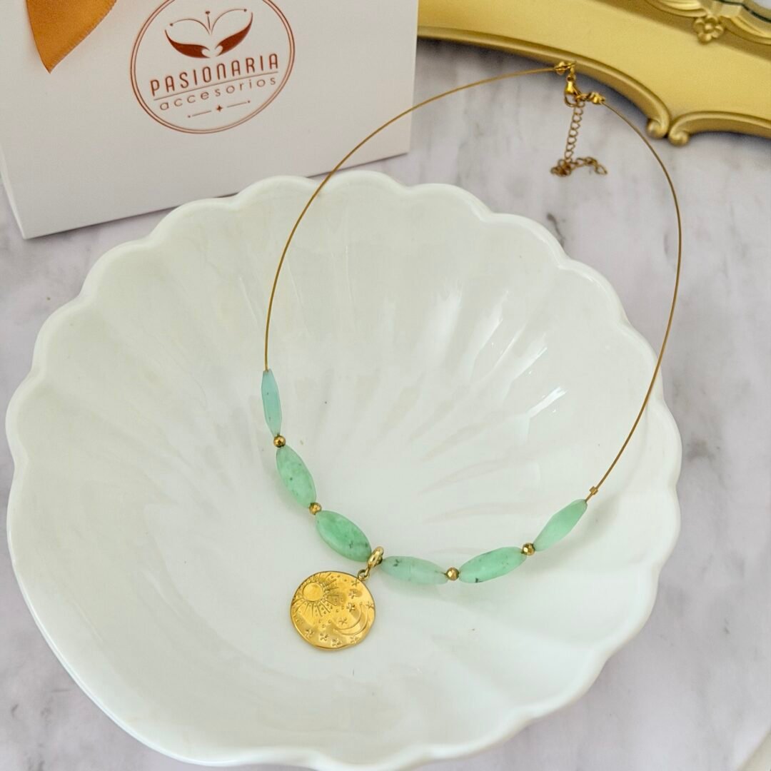 Collar aventurina