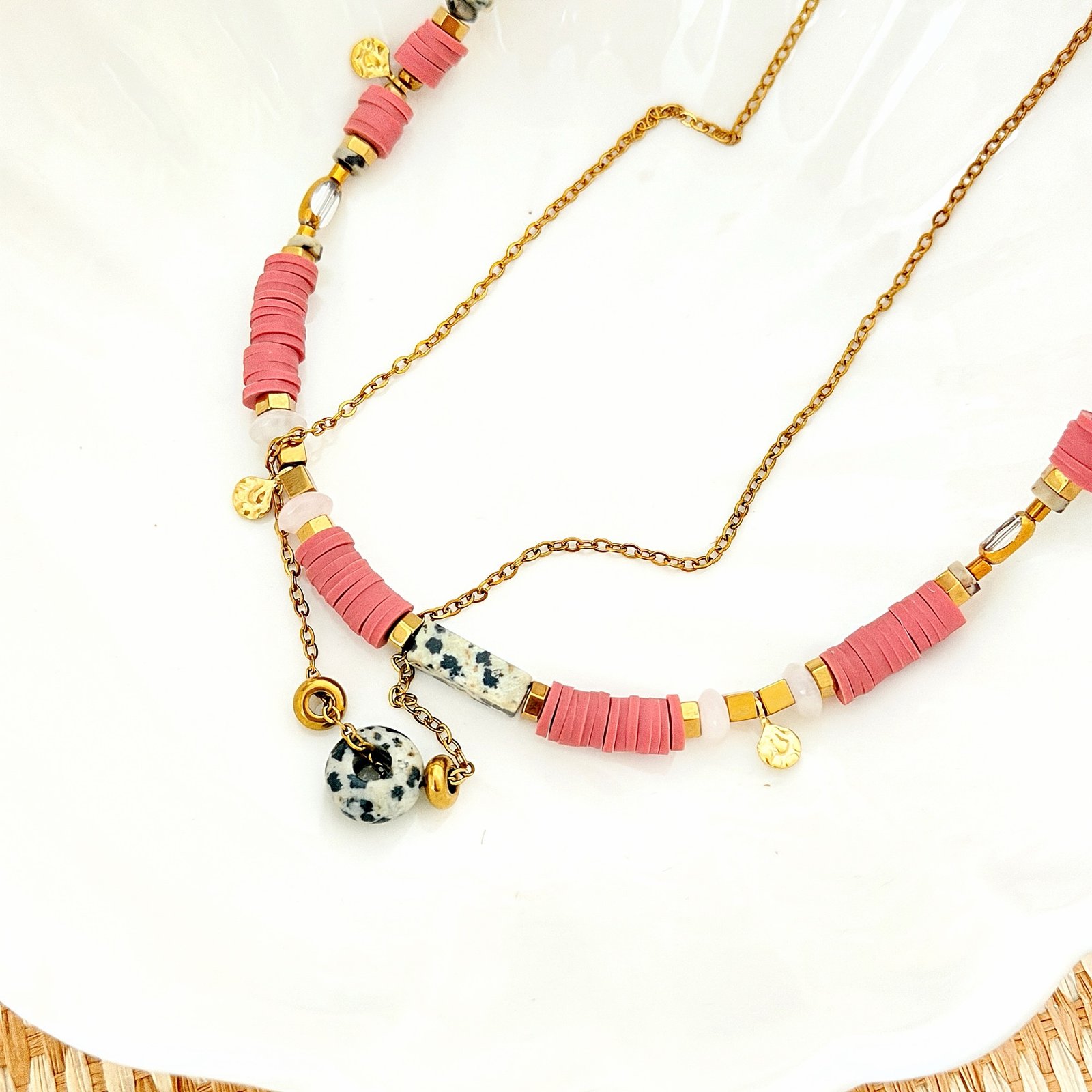 Collar boho doble
