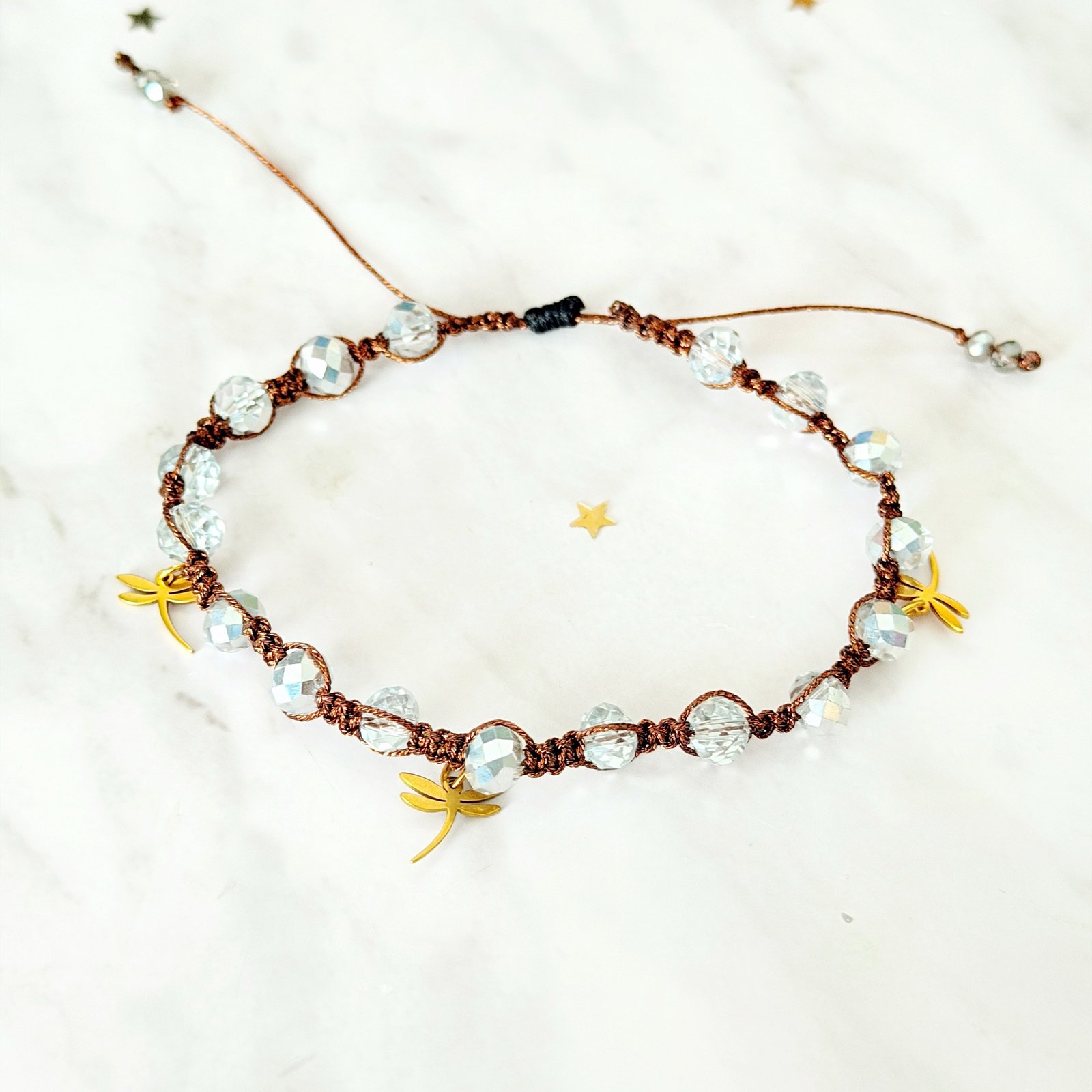 Tobillera líbelula boho