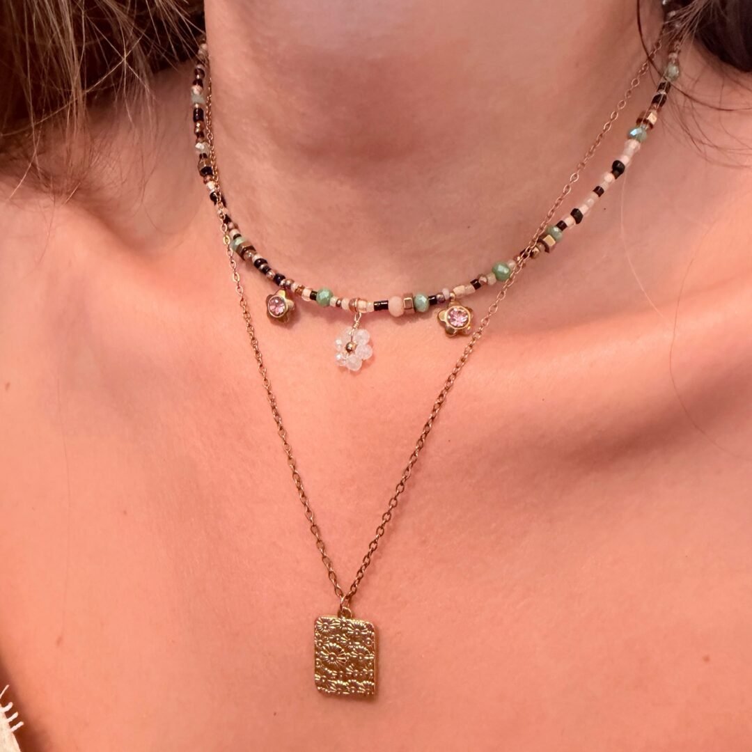Collar duo Florecer