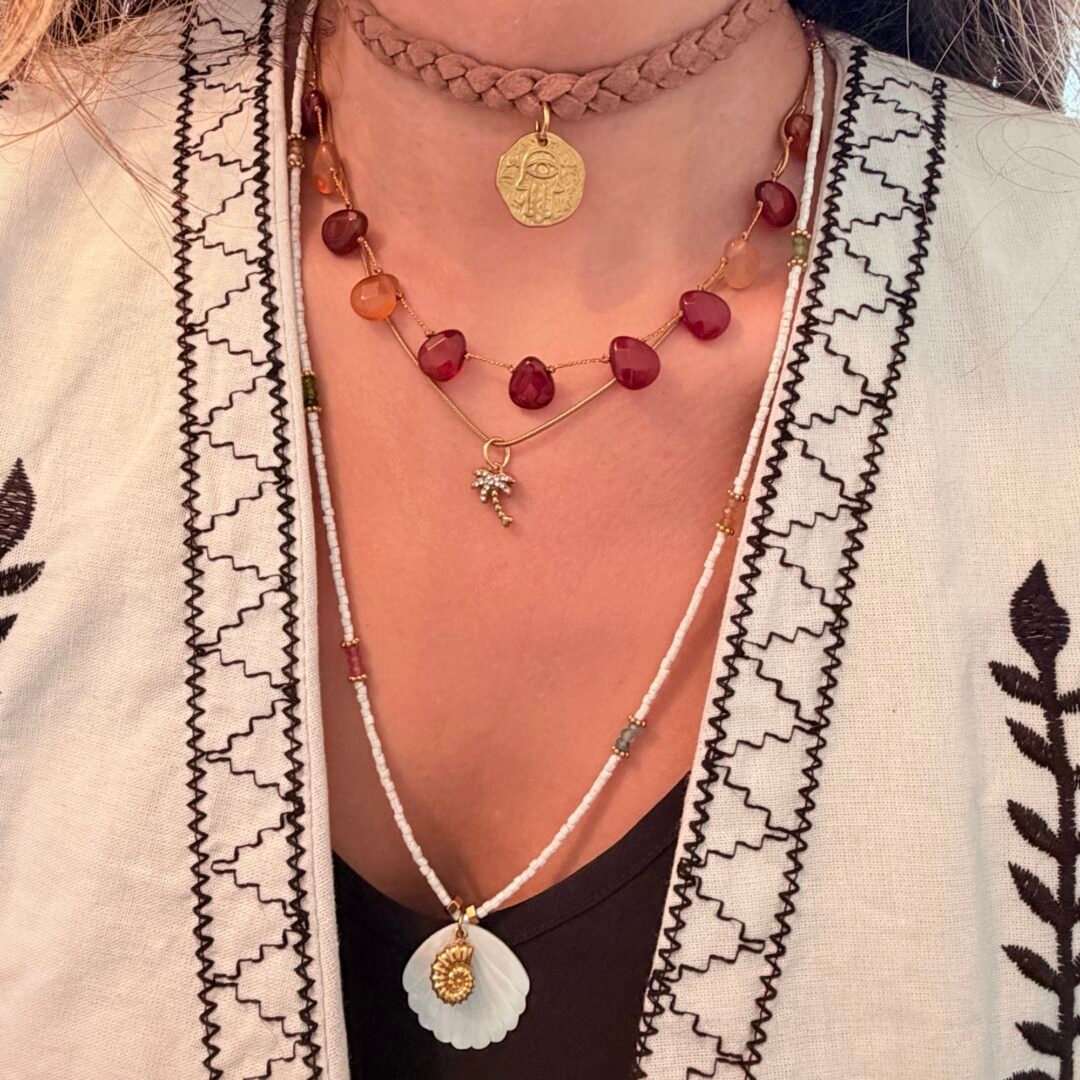 Choker mano hamsa